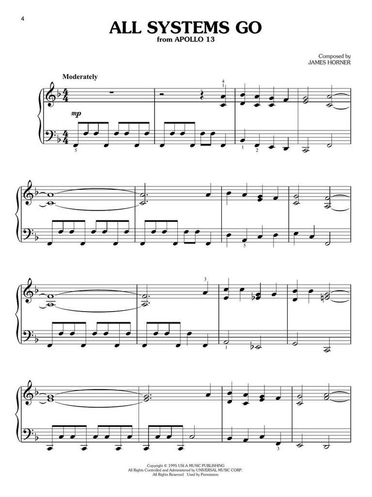 Epic Movie Adventures for Easy Piano